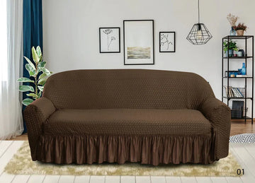 Butterfly Sofa Cover-Dark Brown