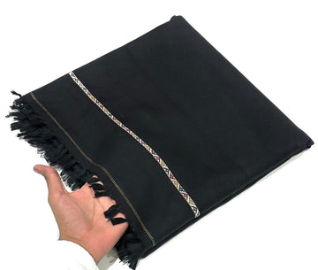 STUDIO6 SPECIAL BLACK Men's Winter Wool shawl