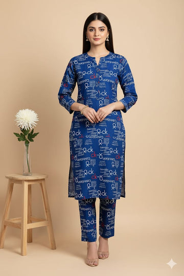 2pc Polo Cotton Unsititched suit -422