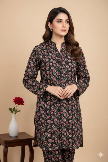 2pc Polo Cotton Unsititched suit -407