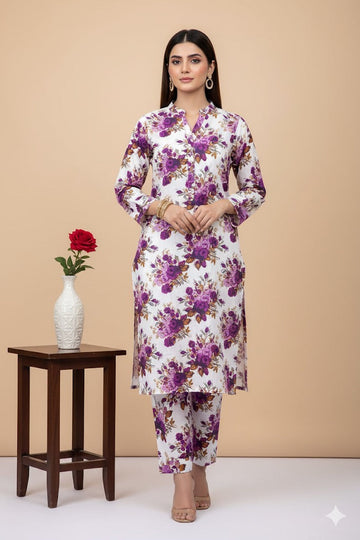 2pc Polo Cotton Unsititched suit -402