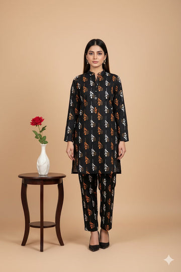 2pc Polo Cotton Unsititched suit -401