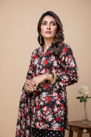2pc Polo Cotton Unsititched suit -396