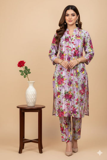 2pc Polo Cotton Unsititched suit -380