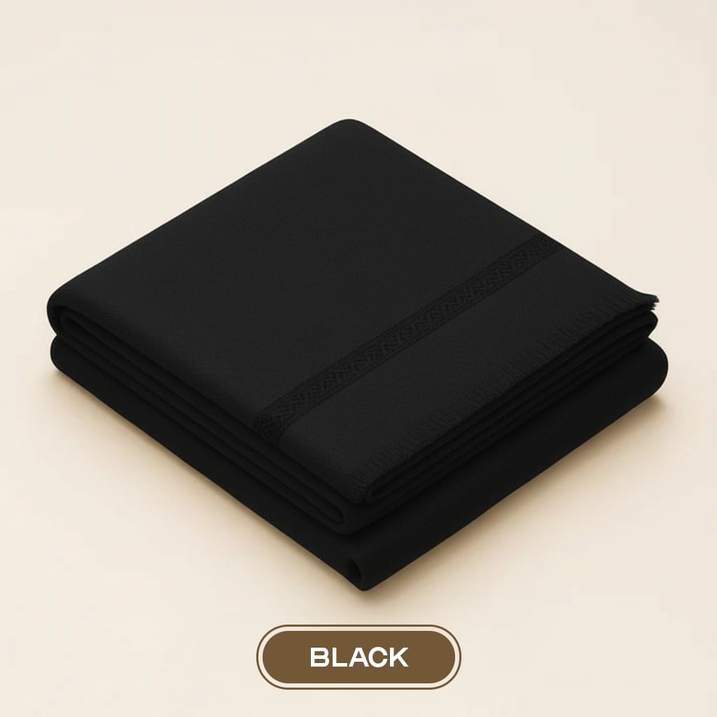 Mens Winter shawl-Black regular